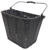 KORB POLY RATTAN, SCHWARZ